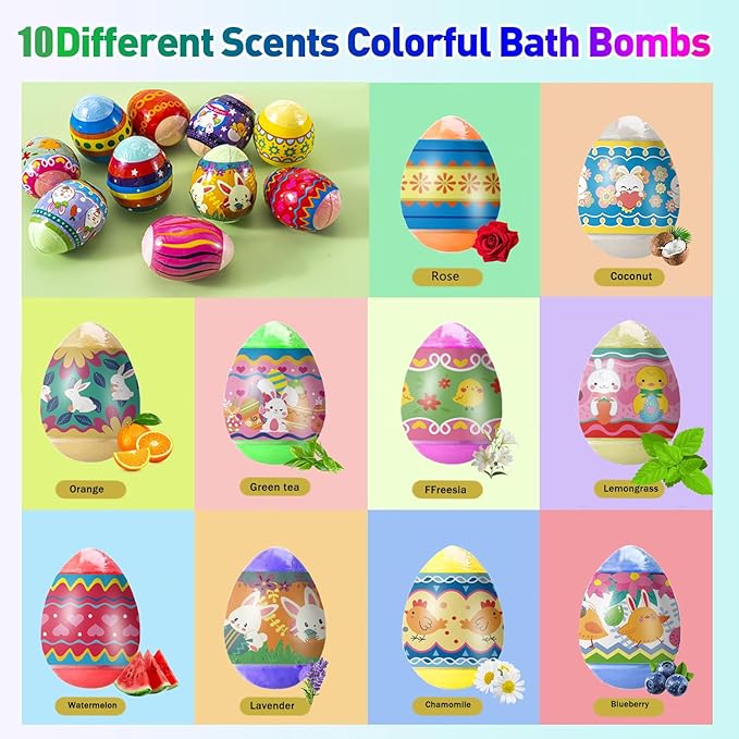 20pcs Bath Bomb Gift Set, Natural Organic Mini Bath Bombs, Best Birthday Gift - Image 4