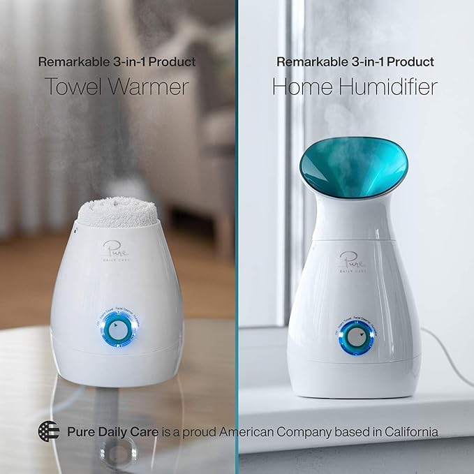 Pure Daily Care NanoSteamer Large 3-in-1 Nano Ionic Facial Steamer - Image 6
