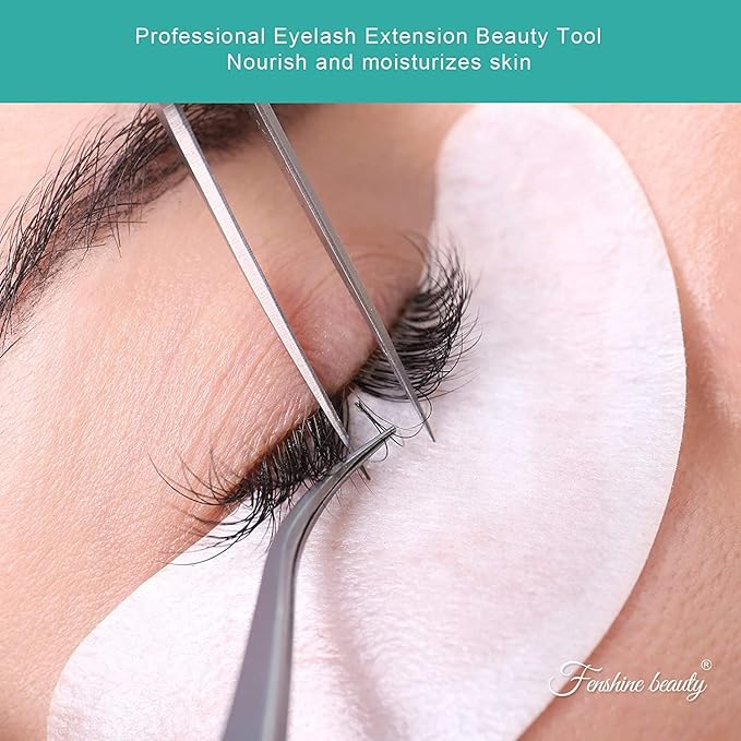 fenshine 200 Pairs Eyelash Extension Eye Pads Lint Free Hydrogel Eye Patches - Image 3