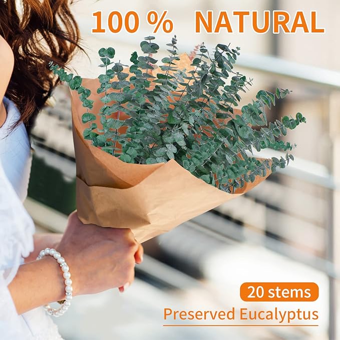 20 Pcs Dried Eucalyptus for Shower - Image 7