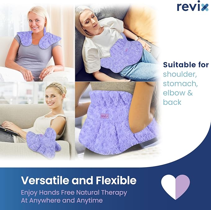 REVIX Microwave Heating Pad for Neck and Shoulders Back, Microwavable Heated - Image 6