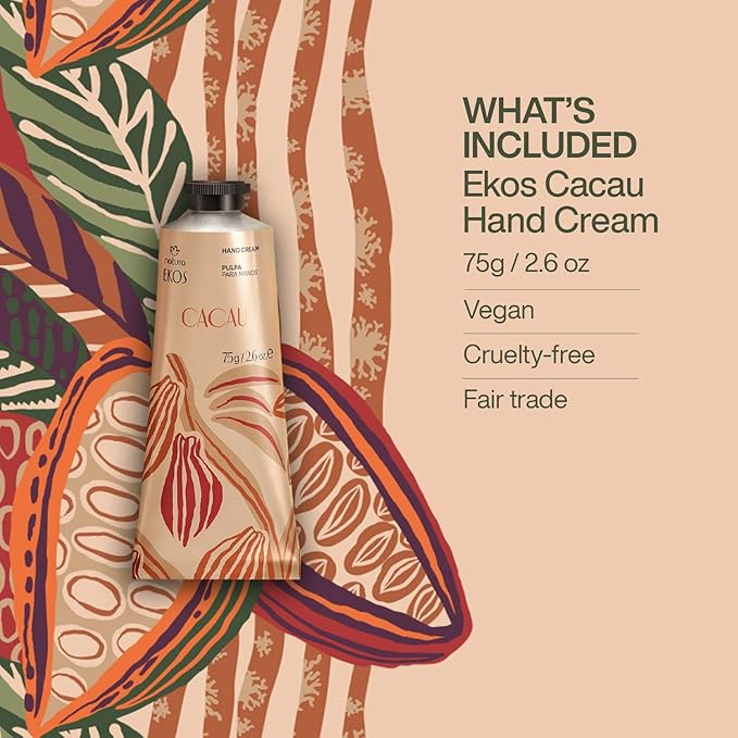 Natura – Ekos Cacau Hand Cream, Cocoa Butter Moisturizer - Image 3