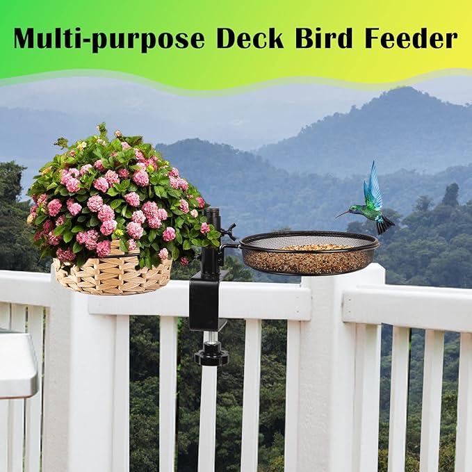 HRAYLTOP Deck Bird Feeders - Image 4