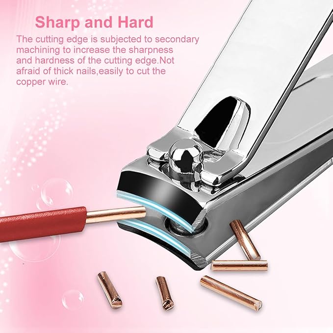 Yougai Manicure Set Professional Nail Clippers Set, Pedicure Set Nail Grooming - Image 6