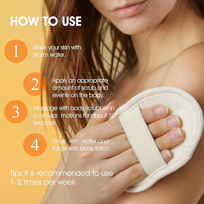 VOERUY Body Scrub, Turmeric Exfoliating Body Scrub, - Image 6