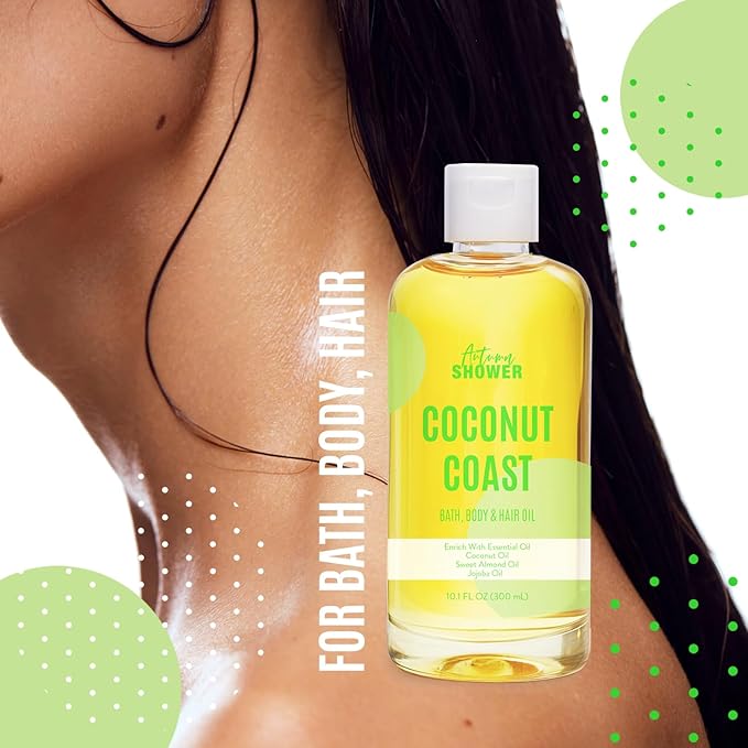 Bath Oil Body Oil Oil with Sweet Almond, Jojoba Oil, Sweet Almond & Lavender & - Image 3