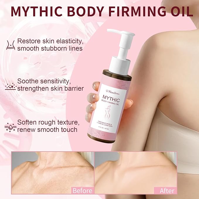 Mythic Body Oils for Women Skin Tightening Body Firming Oil Scented for Dry - Image 4