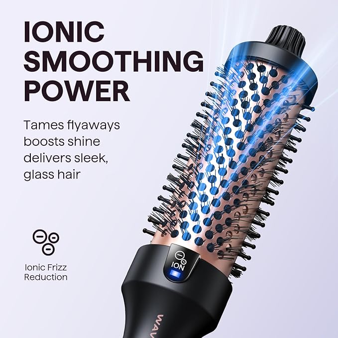 Wavytalk Thermal Brush, Blowout Boost 1.5 inch Heated Round Brush - Image 3