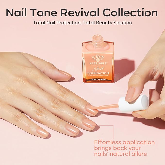 modelones Nail Strengthener Nude Nail Repair - Image 7