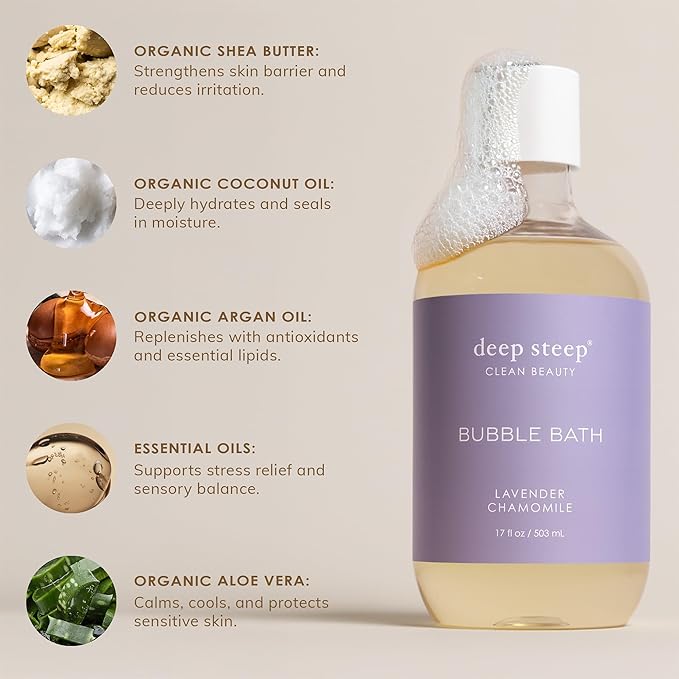 Deep Steep Strawberry Plum Bubble Bath - Image 7