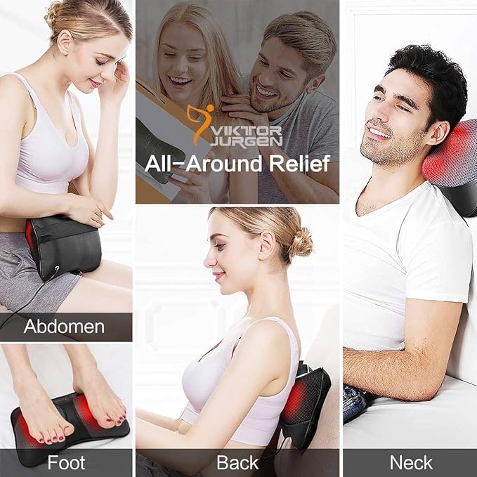 VIKTOR JURGEN Mothers Day Back Massager Gifts, Shiatsu Kneading Massager - Image 9