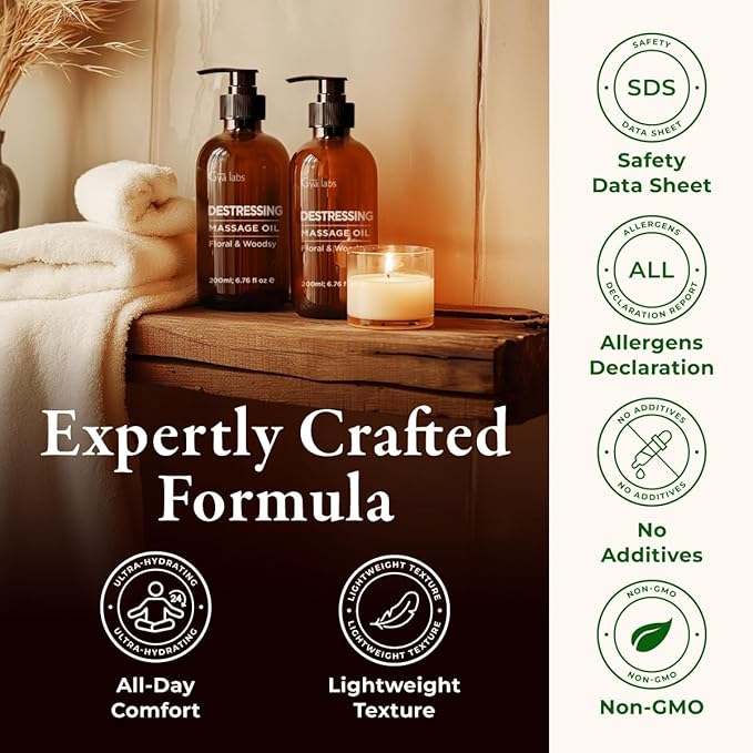 Gya Labs Destressing Massage Oil - Image 8
