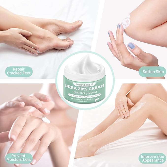 Grocerism 2 Packs Urea Cream 20% Plus 2% Salicylic Acid 5.3oz || Foot Cream - Image 5
