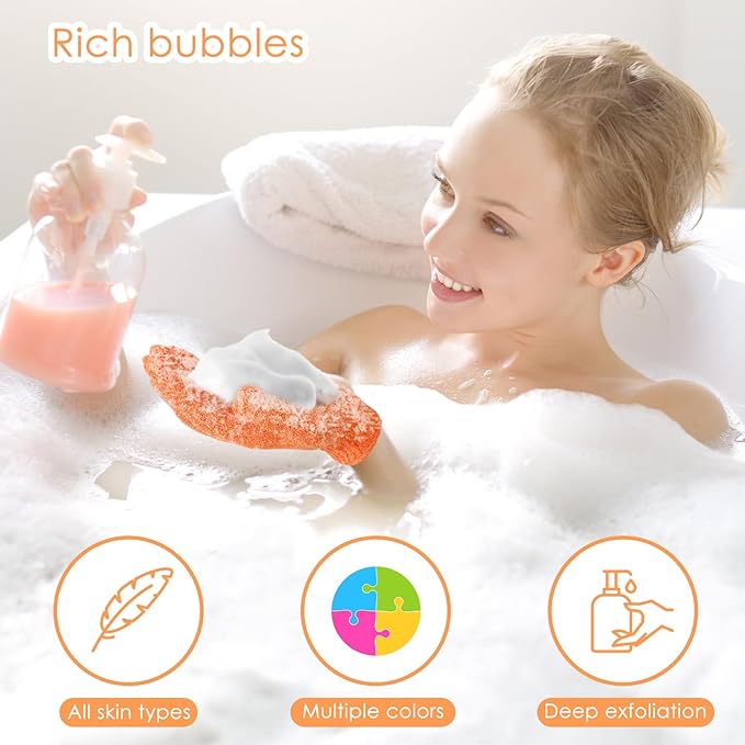 FoldTier 200 Pcs Exfoliating Gloves Bulk - Image 3