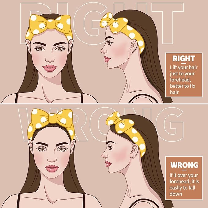 Teenitor 5pcs Makeup Headband - Image 6