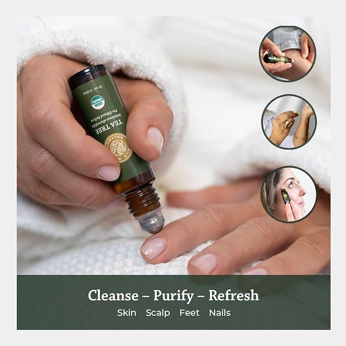 Silk Road Organic Tea Tree Essential Oil Roll On - Image 3