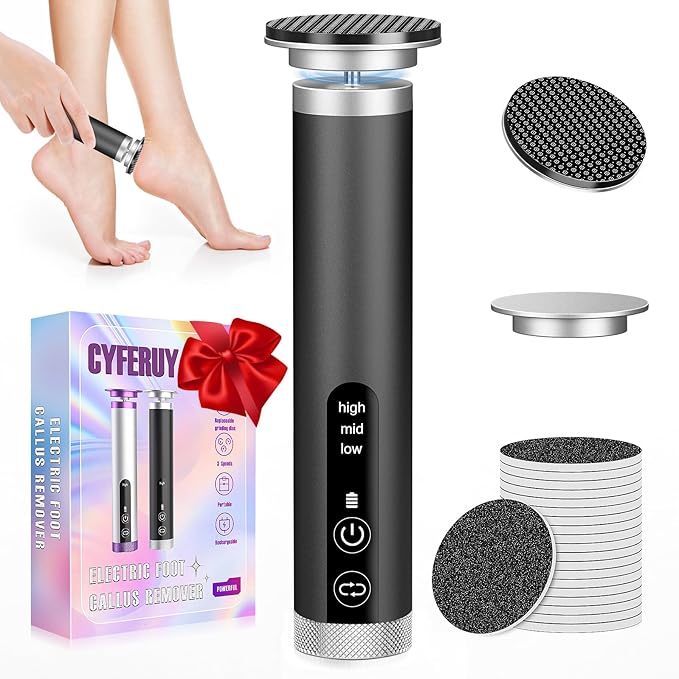 Electric Foot Callus Remover by CYFERUY