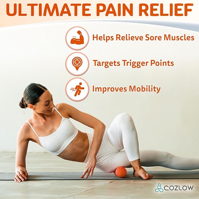 COZLOW Double Lacrosse Silicone Massage Ball - Image 2