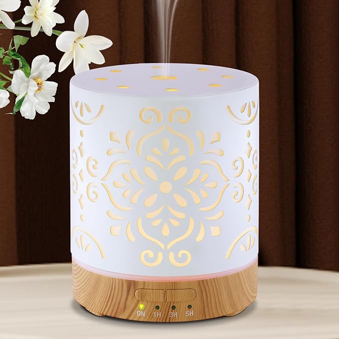 EQUSUPRO Essential Oil Diffuser 300ML Metal Aromatherapy Diffuser by EQUSUPRO