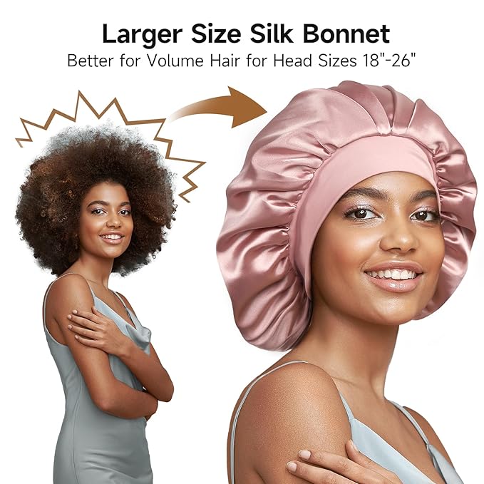 22 Momme 100% Real Mulberry Silk Bonnet - Image 4