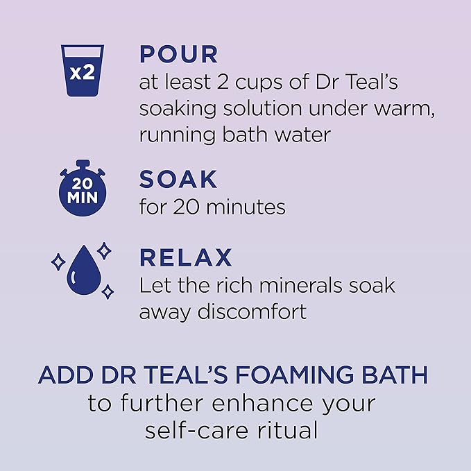 Dr Teal's Pure Epsom Salt Soak, Sleep Blend - Image 5