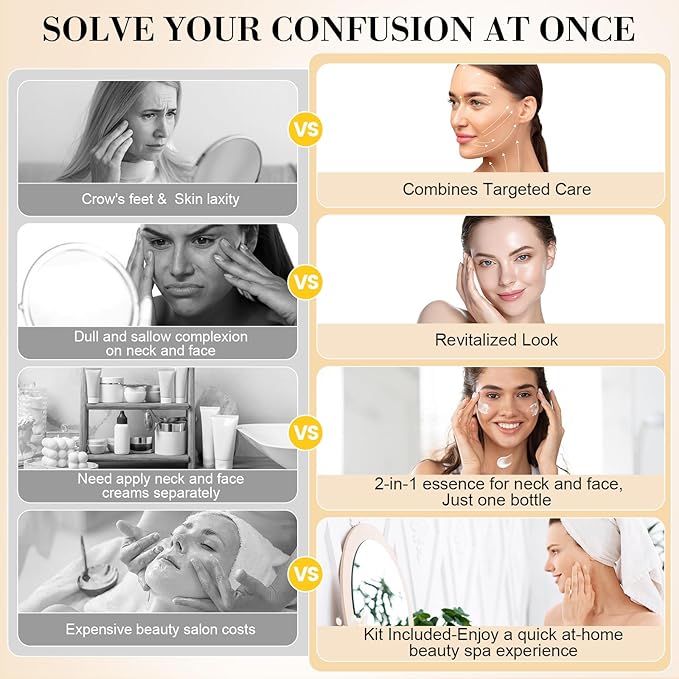 Neck Creams for Tightening and Firming-Retinol Moisturizer Anti Aging Wrinkle - Image 6