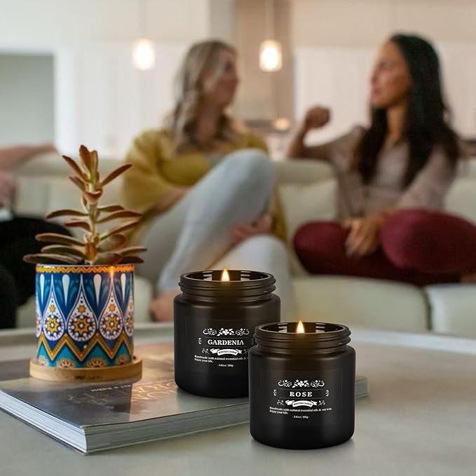 YOROXRG Scented Candles Gifts Set 12 Pack Soy Wax Travel Tin Jar Candles - Image 5