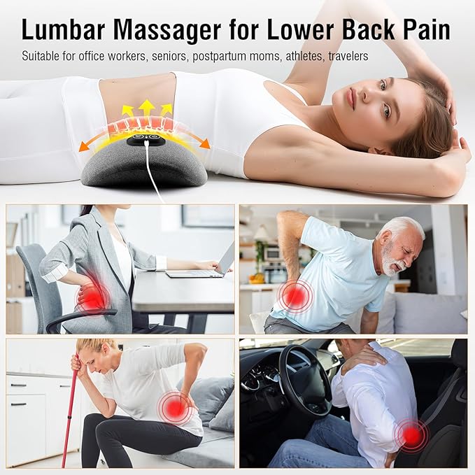 USUIE 3-in-1 Rechargeable Electric Lumbar Support Pillow - Image 8