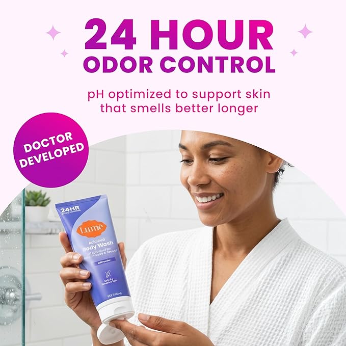 Lume Acidified Body Wash for 24 Hour Odor Control - Image 2