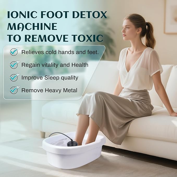 Ionic Foot Detox Machine, Portable Ionic Detox Bath Cleanse Spa Machine - Image 3