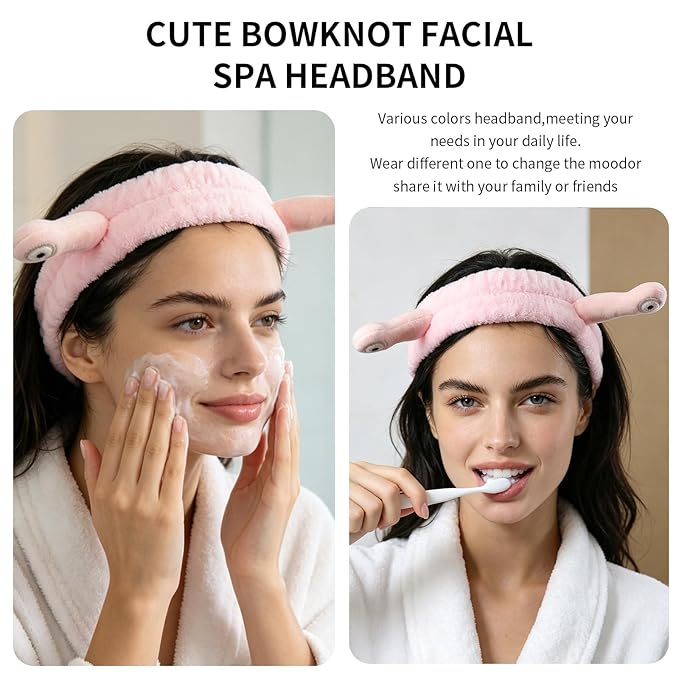 PERFECTSIGHT Kawaii Headband for Spa, Washing Face, Party - Image 4