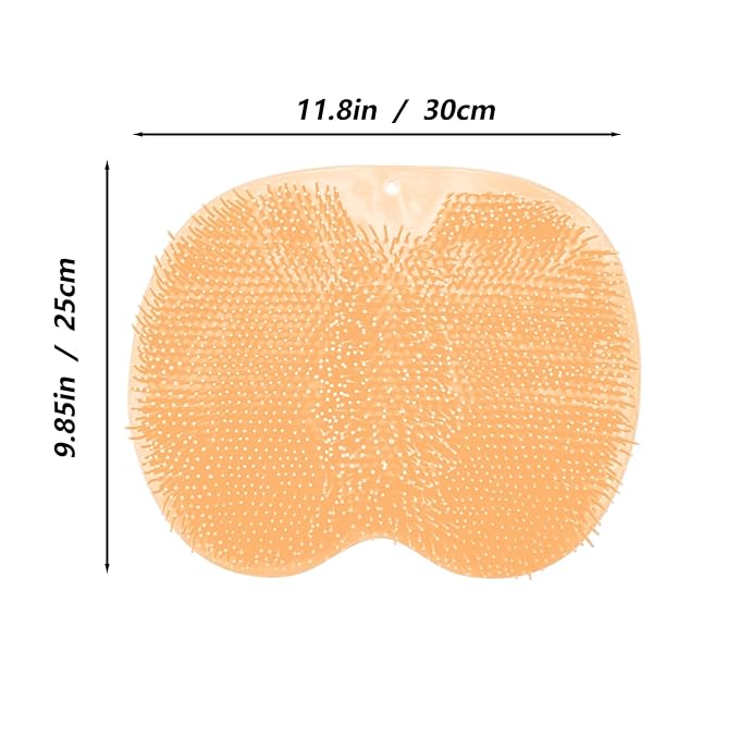 Shower Foot and Back Scrubber Mat, Wall Mounted Shower Foot Scrubber - Image 6