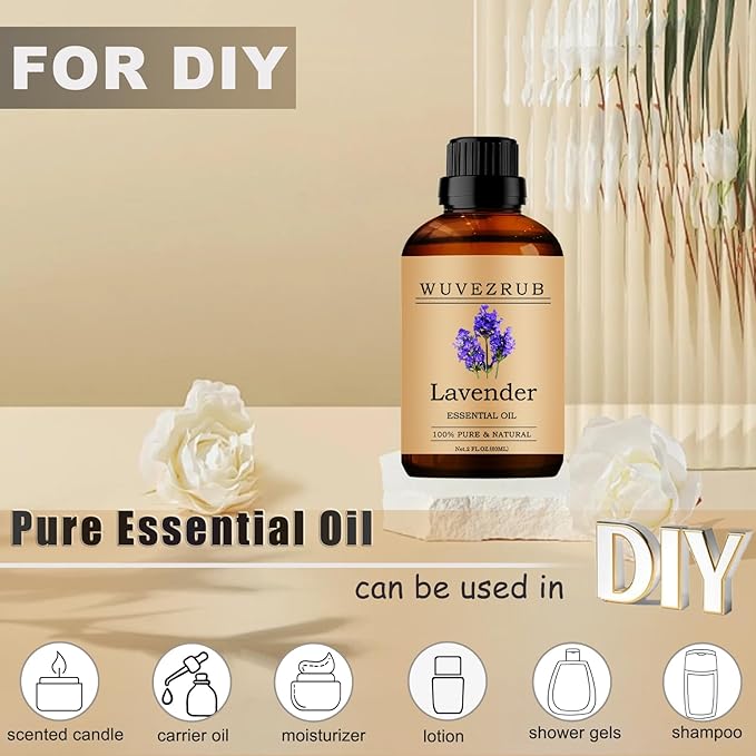 Lavender Essential Oils, 60ML Pure and Natural Essential Oil - Image 3