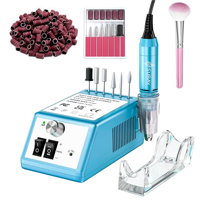 Subay 30000RPM Nail Drill Professional Electric File Acrylic Nails Kit by SubayDirect