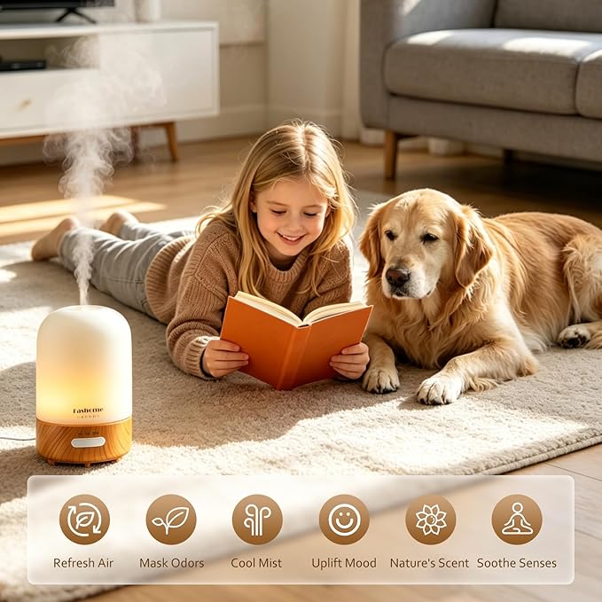 Essential Oil Diffuser for Home, Ultrasonic Cool Mist Air Aromatherapy - Image 2