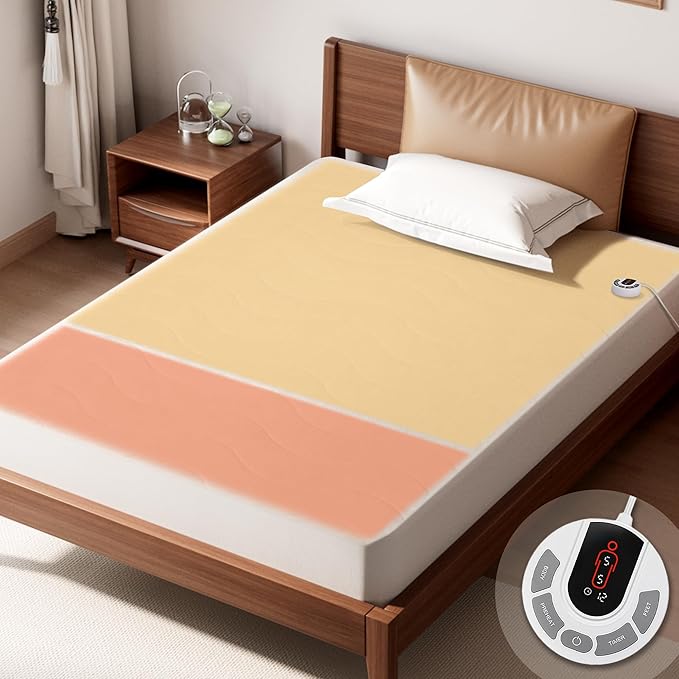 GOTCOZY Multi-Zone Heated Mattress Pad Full Size by EASYTOCHOOSEEASYTOLOVE