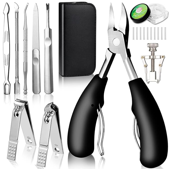 10 PCS Toenail Clippers Tool Kit, Modacraft Professional Podiatrist Nail - Image 9