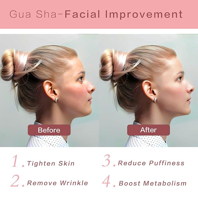 Gua Sha Facial Tools 2 Pack, Guasha Tool - Image 4