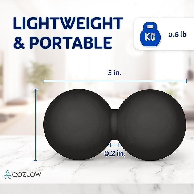 COZLOW Double Lacrosse Silicone Massage Ball - Image 5