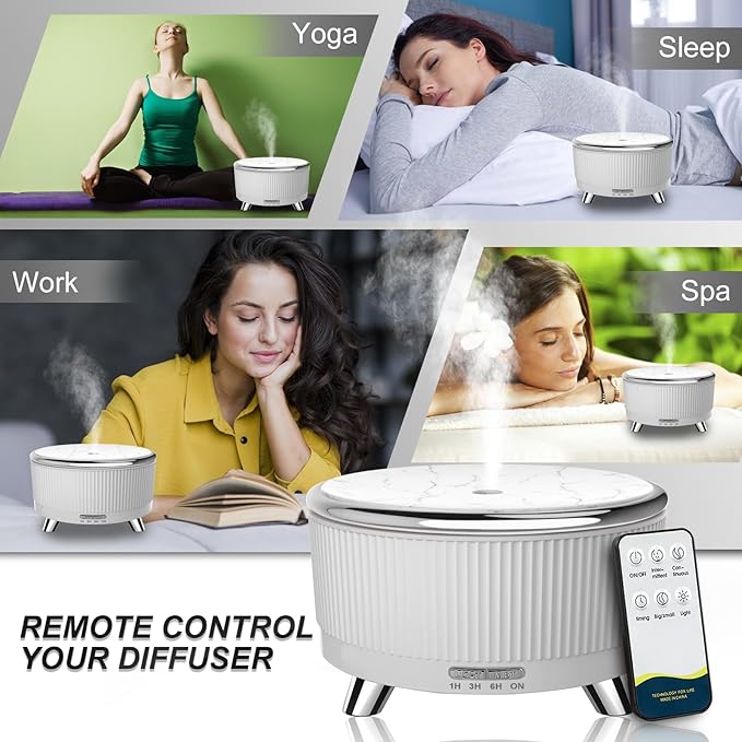 Diffusers for Essential Oils Large Room, Aromatherapy Diffuser - Image 5