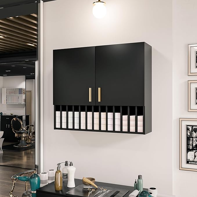 OmySalon Hair Color Organizer Rack, Salon Hair Color Tube Storage Cabinet - Image 2