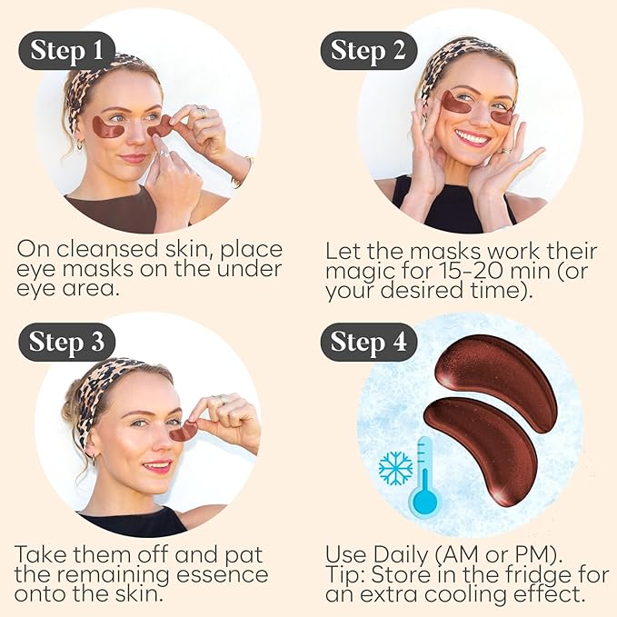 AURAE Caffeine Under Eye Patches - Image 6