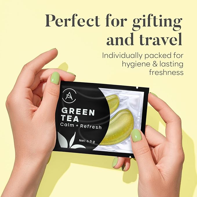 AURAE Green Tea Under Eye Patches - Image 7