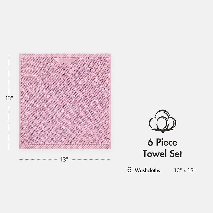 Madison Park 6-Piece Towel Washcloths Set - Image 9
