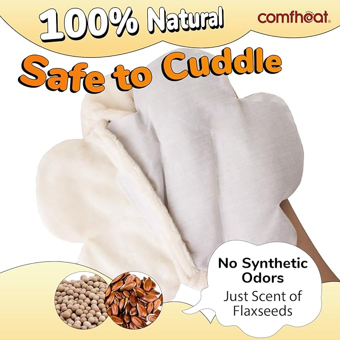 Microwave Heating Pad for Pain Relief, Moist Heat Pack Hot Compress for Period - Image 3