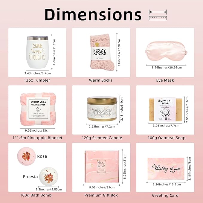 Gifts for Women, Unique Care Package Self Care Gifts for Women - Image 7