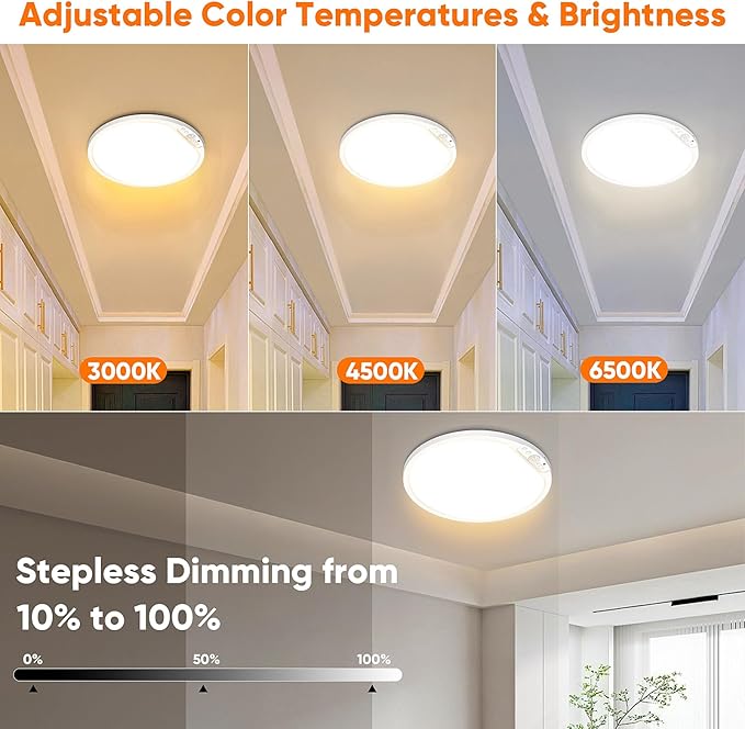 10000mAh Rechargeable Motion Sensor Ceiling Light - Image 7