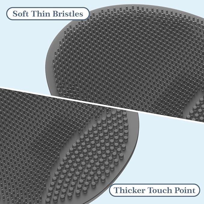 Manmihealth Silicone Back Scrubber & Soft Bath Glove, Silicone Scalp Massager - Image 7