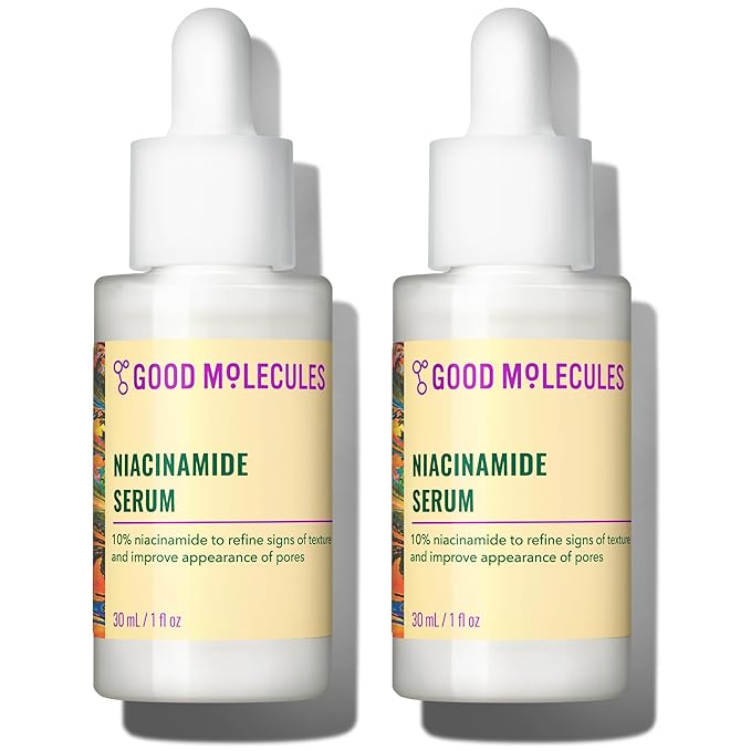 Good Molecules Niacinamide Serum Pack 2 – 30 ml Each | 10% Niacinamide Serum to by GoodMolecules