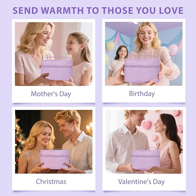 33 pcs Mother's Day Gift for Mom, Lavender Bath & Body Basket Gift Set for Women - Image 8